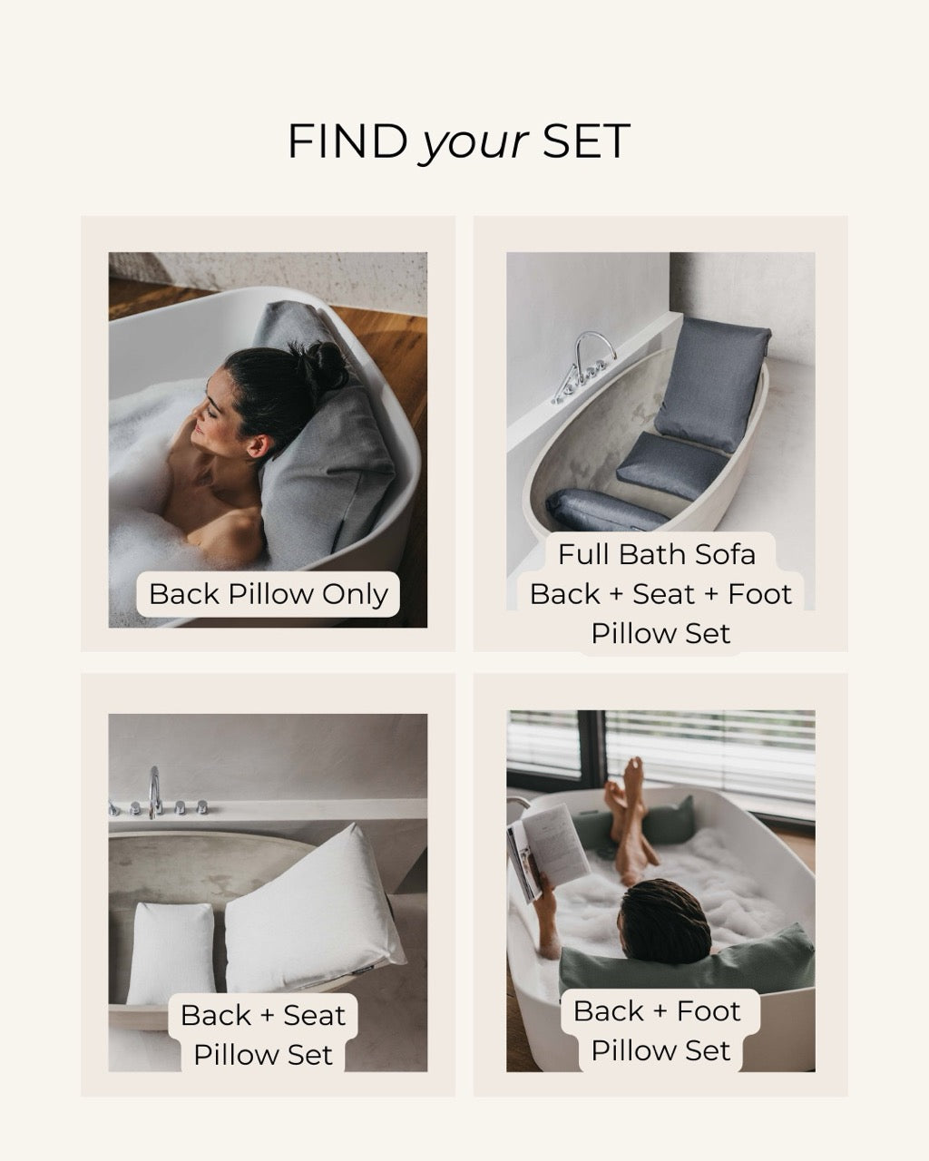 BADESOFA Back Pillow