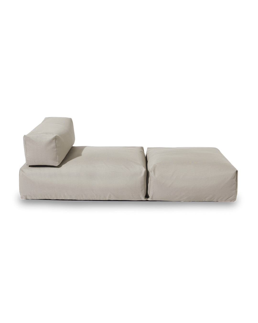 Seitenansicht Poolsofa Singel in Beige