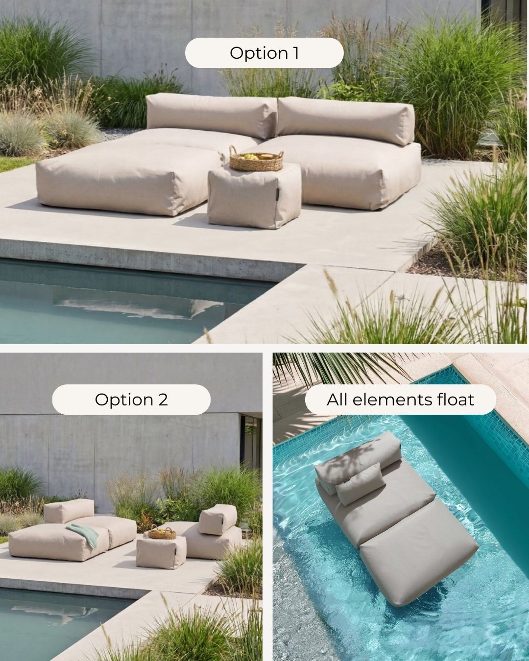 POOLSOFA Set A