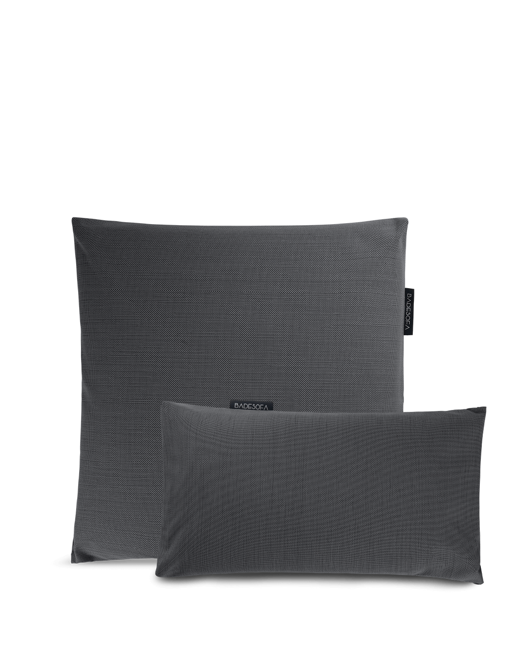 Badesofa Rückenkissen Größe Medium und Fusskissen in Anthrazit 