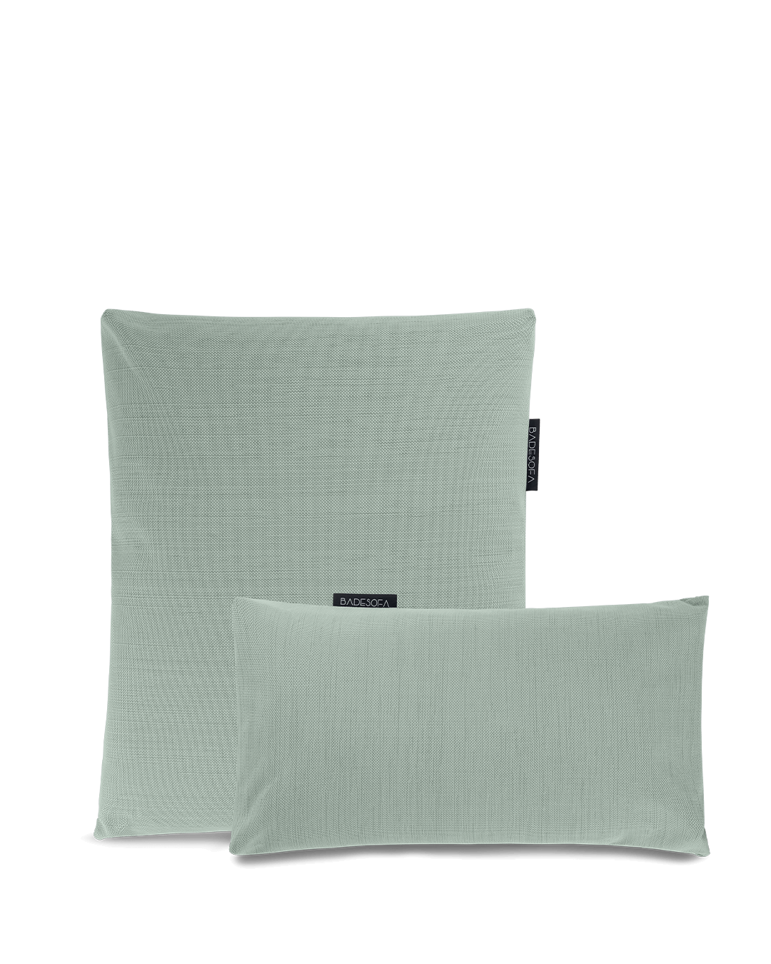 Badesofa Rückenkissen Größe Small und Fusskissen in Grün 